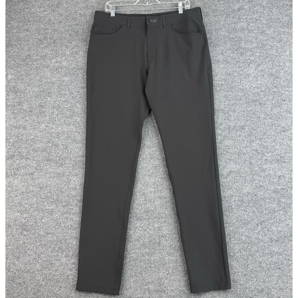Public Rec Performance Pants Mens 34/36 Black Workday Golf Casual Everyday
